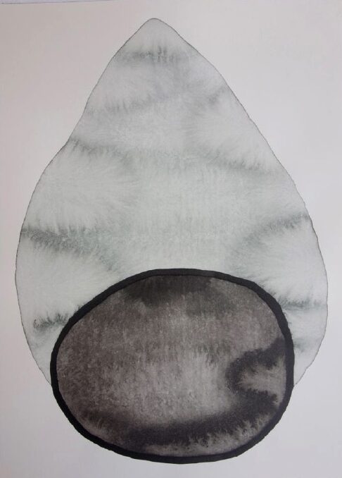 ANDREA HELLER 'Untitled', 2019, Ink on paper, 36x26cm