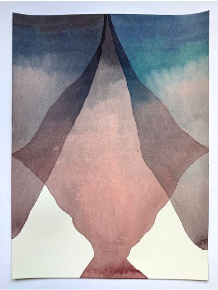 ANDREA HELLER 'Untitled', 2021, Ink and watercolour on paper, 31 x 23 cm