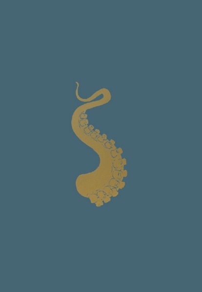 FRANÇOIS BERTHOUD 'Octopus' 11,  2020, Oil and imitation gold pigment on paper, 50 x 35 cm, unique