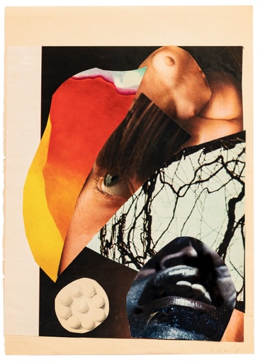 DOMINIQUE BONDY 'Wild (number 13)' (Surrealistic Series), 1976 - 1985, Collage, 30 x 21 cm, Inv. Nr.18026