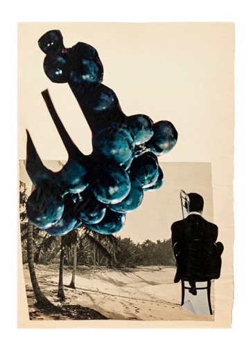 DOMINIQUE BONDY 'Solitude (number 14)' (Surrealistic Series), 1976 - 1985, Collage, 30 x 21 cm, Inv. Nr.18022