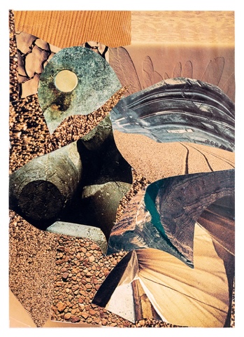 BONDY DOMINIQUE 'There again' (Magazine Series) 1982 Collage 30 x 21 cm, Inv. Nr. 17979