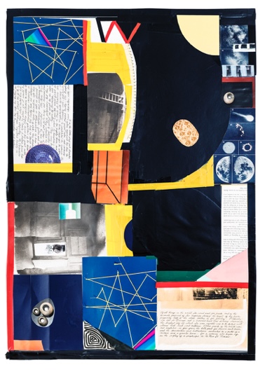 BONDY DOMINIQUE 'Space of the dream' (Magazine Series) 2015 Collage 86 x 60 cm, Inv. Nr. 17968
