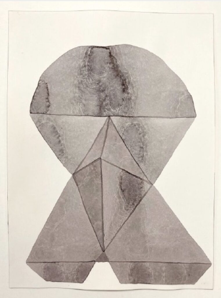 Andrea Heller 'Untitled' 2021 Litho ink on paper 31 x 23 cm  (12 1/4 x 9  in.)