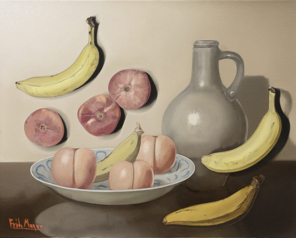 BÜHLER FLORIAN 'Stillleben mit Krug' 2026 Oil on canvas 40 x 50 cm  (15 3/4 x 19 5/8 in.)