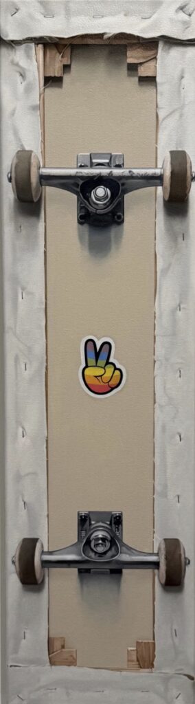 BÜHLER FLORIAN 'Board' 2026 Oil on canvas 80 x 22 cm  (31 1/2 x 8 5/8 in.)