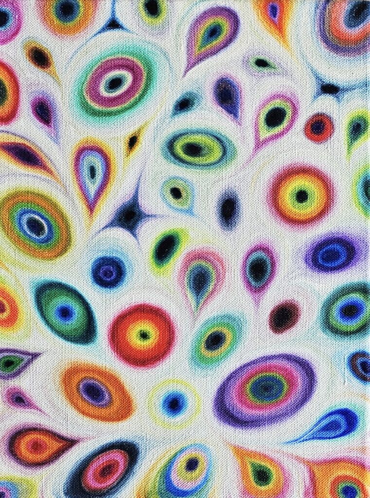 MONIKA STALDER 'transcendentia VIII' 2026 Öl auf Leinen 29.7 x 21 cm  (11 3/4 x 8 1/4 in.)