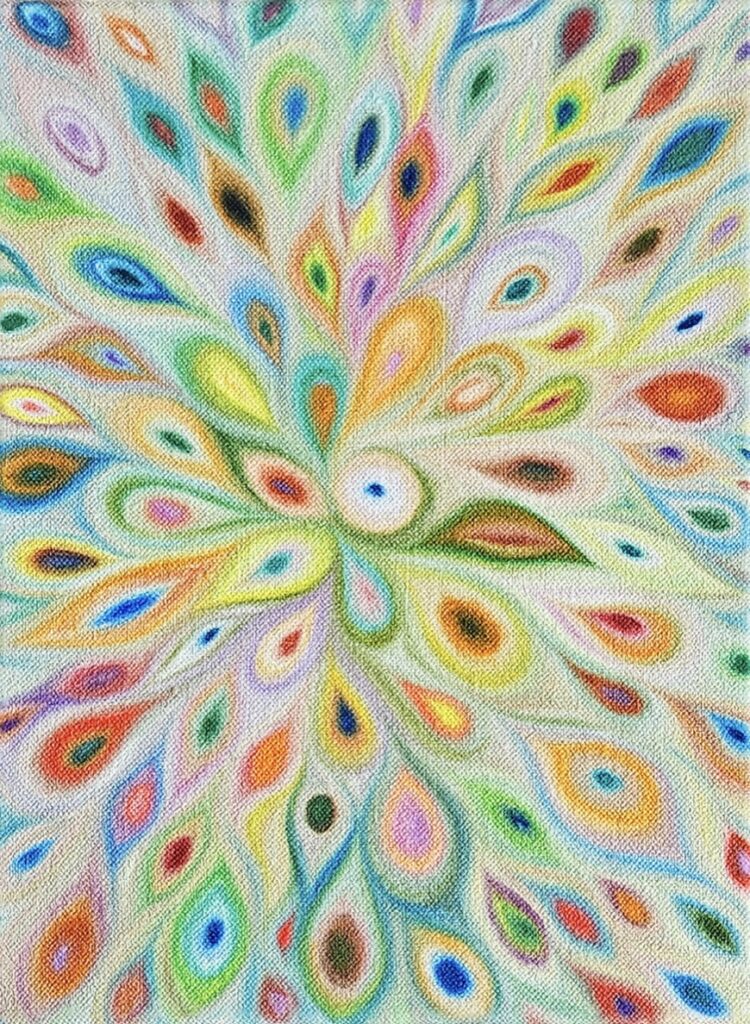 MONIKA STALDER 'transcendentia IV' 2024 Öl auf Leinen 29.7 x 21 cm  (11 3/4 x 8 1/4 in.)