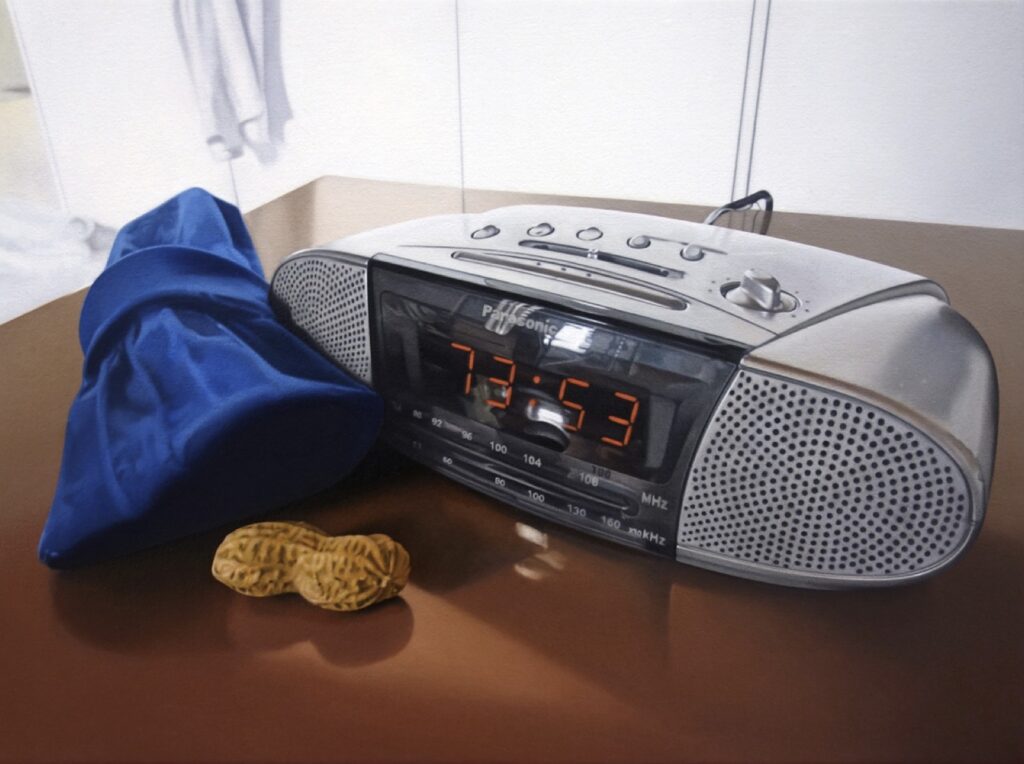 BÜHLER FLORIAN 'Superwecker' 2020 Oil on canvas 30 x 40 cm  (11 3/4 x 15 3/4 in.)