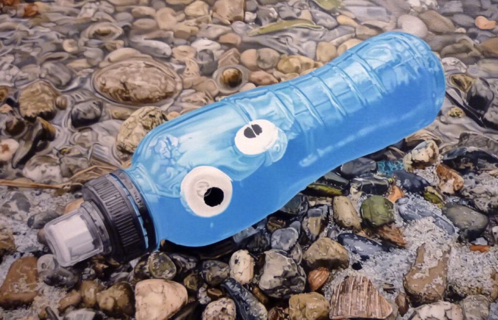 BÜHLER FLORIAN 'Findling II' 2018 Oil on canvas 30 x 46 cm  (11 3/4 x 18 1/8 in.)