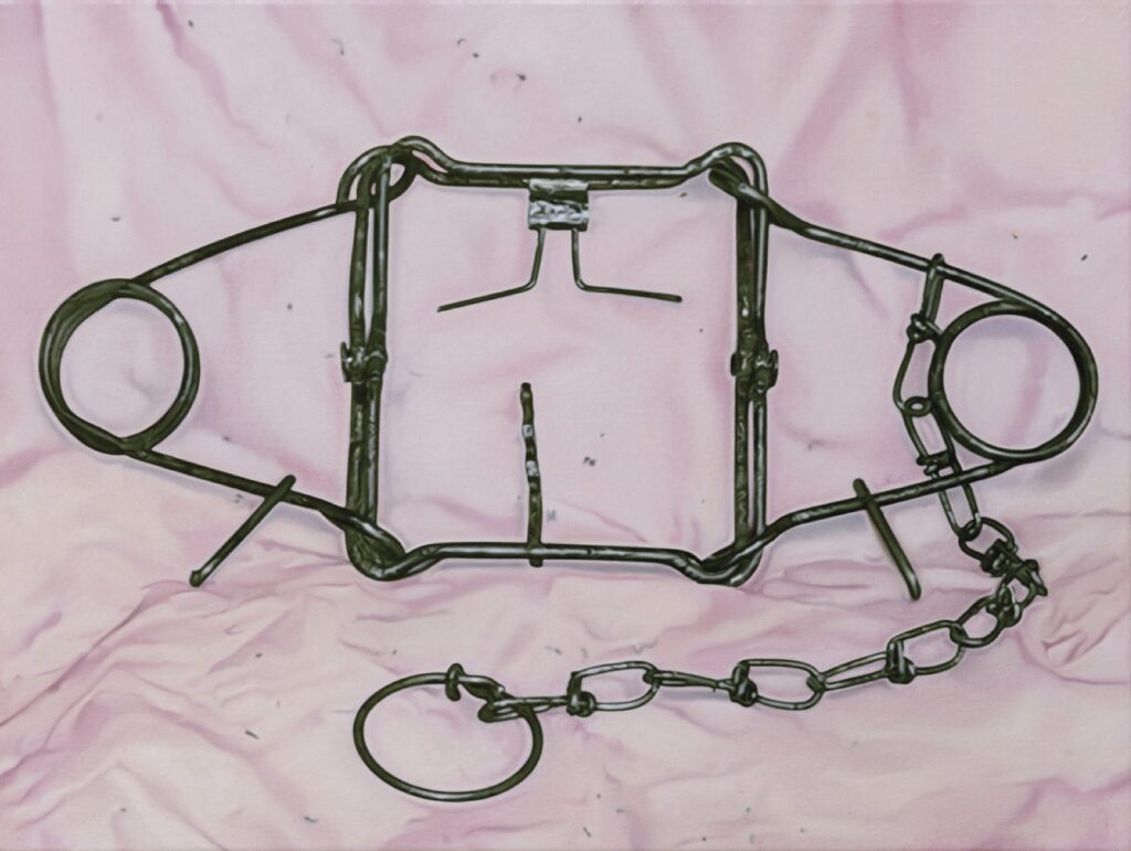 BÜHLER FLORIAN 'Biberfalle' 2017 Oil on canvas 30 x 40 cm  (11 3/4 x 15 3/4 in.)